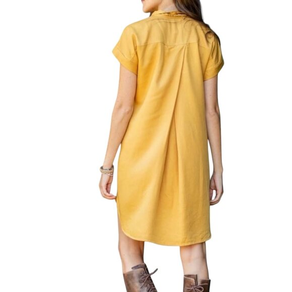 EUC Evy’s Tree The Harper Mustard Size Medium - Picture 2 of 3